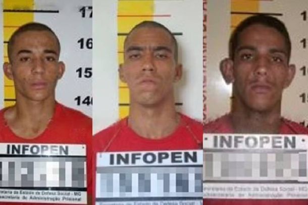 Os procurados s&atilde;o: J&uacute;nio Carvalho Ramiro, Washington Am&eacute;rico de Castro e Igor da Silva Miquelino 