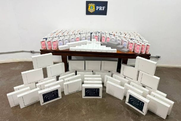 O carregamento de aparelhos da Apple apreendido pode chegar a R$ 3 milh&otilde;es 