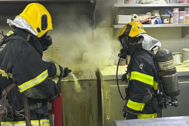 A atua&ccedil;&atilde;o imediata do Corpo de Bombeiros foi decisiva para evitar um sinistro de grandes propor&ccedil;&otilde;es 