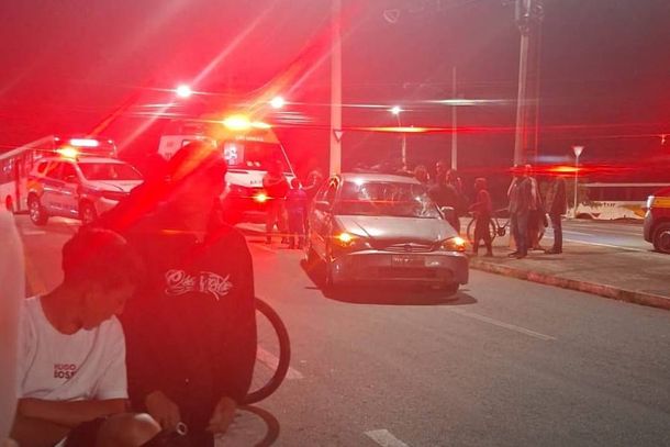 A Pol&iacute;cia Militar esteve na cena para registrar a ocorr&ecirc;ncia e controlar o tr&acirc;nsito