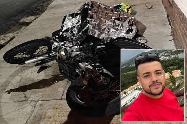 Talysson Roger n&atilde;o resistiu ao impacto e morreu no local 