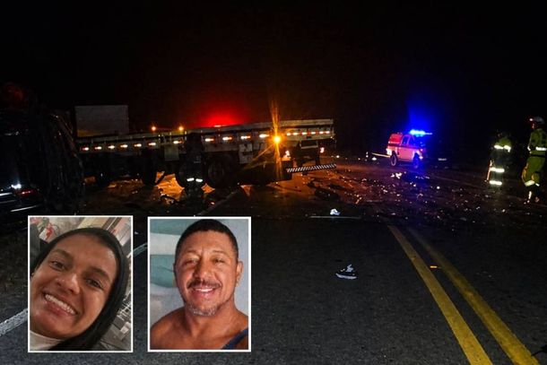 Ana Paula e Giovani foram as v&iacute;timas fatais do grave acidente