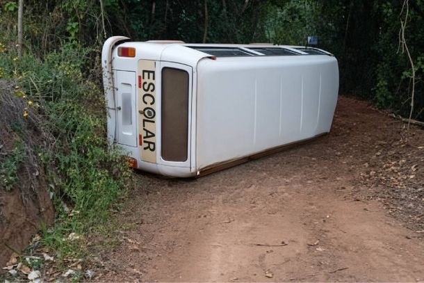 O acidente foi numa estrada vicinal na regi&atilde;o rural do munic&iacute;pio