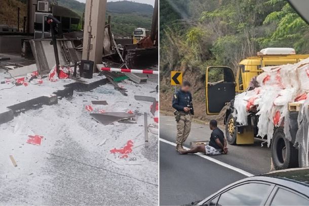 O motorista causador do acidente que destruiu a cabine de ped&aacute;gio registrou consumo de &aacute;lcool acima do &iacute;ndice criminal 