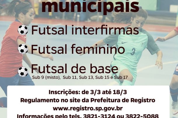 Inscrições abertas para Copa Sesc de Futsal Sub-15 - Sesc Paraná