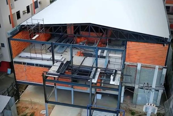 Em outubro, uma nova empresa foi contratada para a retomadas das obras do Hospital do Cancer
