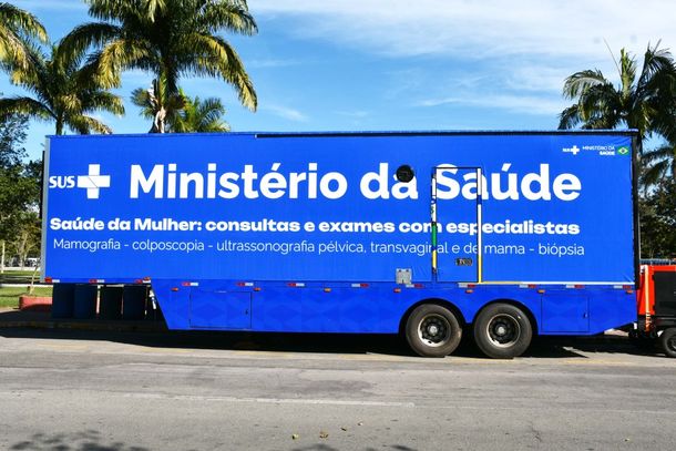 Carreta do Minist&eacute;rio da Sa&uacute;de chega ao municipio para atendimento &agrave;s mulheres