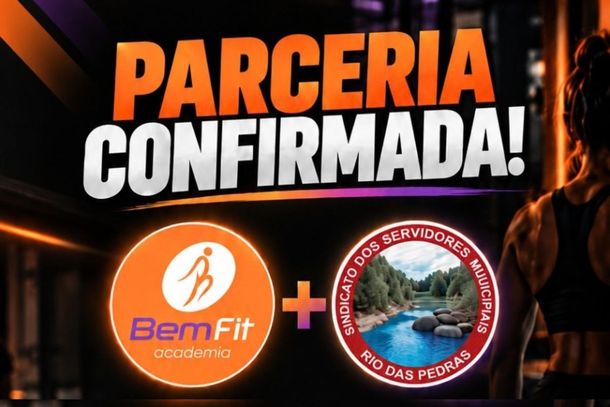Bem Fit Academia firma parceria com Sindicato dos Servidores Municipais de Rio das Pedras