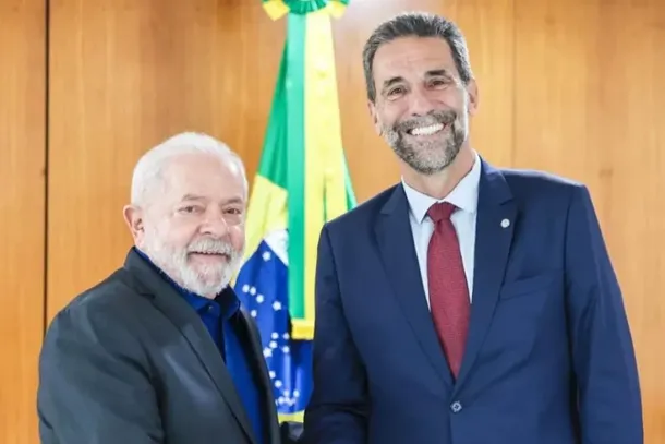 Lula e Enio Verri, novo diretor-geral da Itaipu