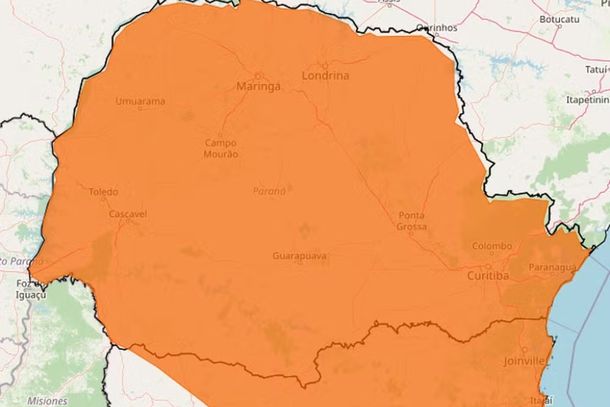 Inmet Emite Alerta De Perigo De Tempestade Para Todo Paraná Nesta Terça