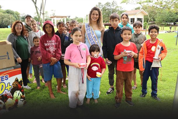 Pescaria, divers&atilde;o e solidariedade marcam o Dia das Crian&ccedil;as em Pato Bragado