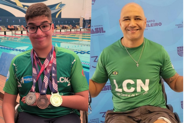 Rafael e Ronystony conquistam medalhas Campeonato Nacional Paral&iacute;mpicono