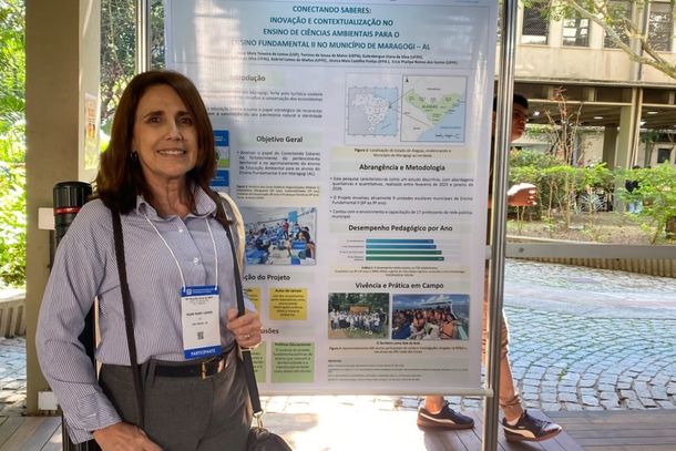 Rose Mary Teixeira de Lemos, uma das pesquisadoras do projeto, doutoranda do Programa de P&oacute;s-Gradua&ccedil;&atilde;o em Ci&ecirc;ncias da Engenharia Ambiental da Escola de Engenharia de S&atilde;o Carlos da Universidade de S&atilde;o Paulo (EESC/USP) e integrante do Centro de Recursos H&iacute;dricos e Estudos Ambientais (CRHEA/EESC/USP).