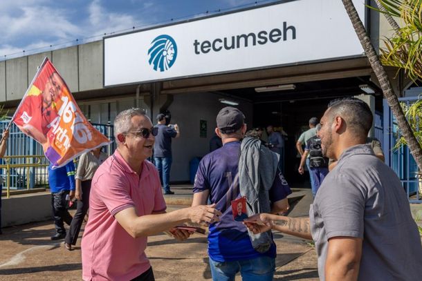 Campanha na sexta-feira foi na porta de f&aacute;bricas