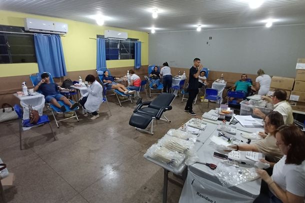 Coleta de sangue em S&atilde;o Miguel do Guapor&eacute; termina com 204 bolsas arrecadadas