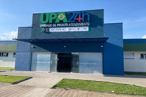 Fachada da Upa da &Aacute;rea Cura