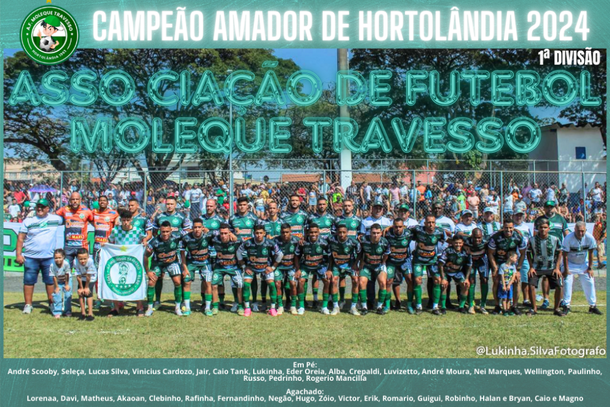 Poster do time campe&atilde;o