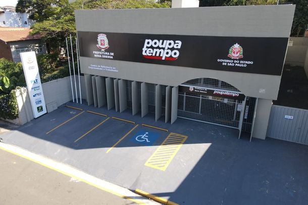 Fachada Poupatempo de Nova Odessa