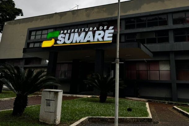 Fachada do Pa&ccedil;o Municipal da Prefeitura de Sumar&eacute;