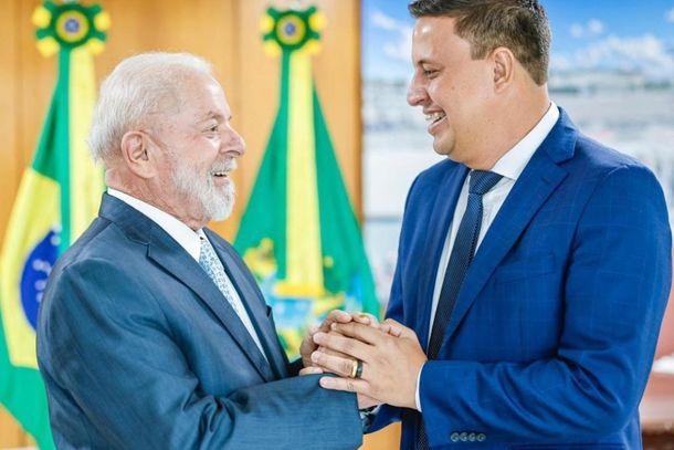 Presidente Lula com o Willian Souza
