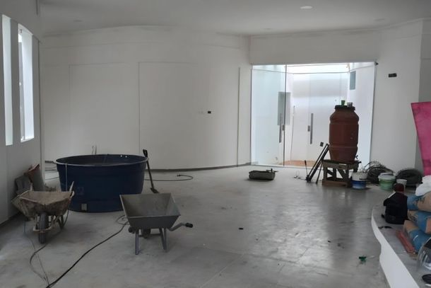 &Aacute;rea em que funcionar&aacute; a recep&ccedil;&atilde;o da nova casa legislativa de Surubim