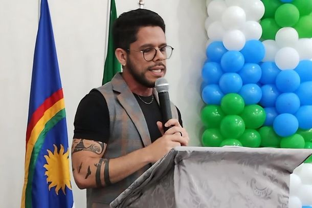 Aniervson Santos apresentou o plano durante a solenidade