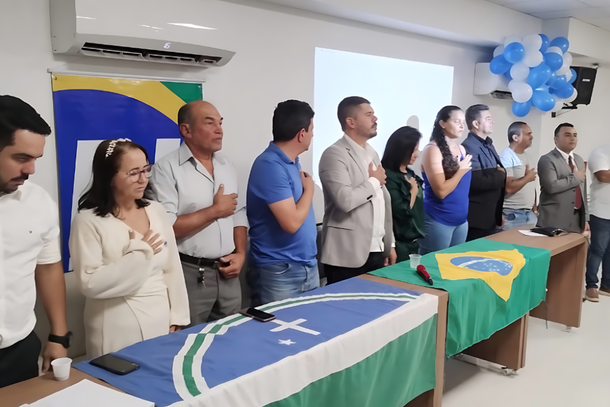 Candidatos a vereador com Denivaldo Pereira e David Lucena