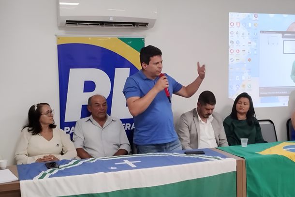 David Lucena foi apresentado como candidato a vice pelo Partido Liberal