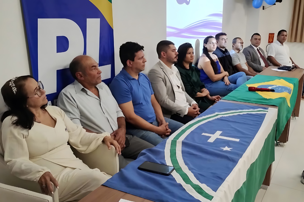 Candidatos a vereador com Denivaldo Pereira e David Lucena