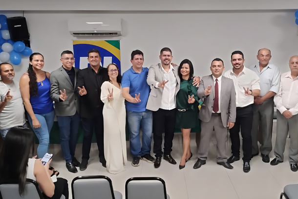 Denivaldo Pereira, David Lucena e candidatos/as a vereador/a pelo Partido Liberal