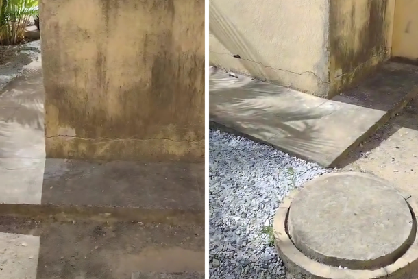 Rachaduras na estrutura vem preocupando moradores do Minha Casa, Minha Vida em Surubim