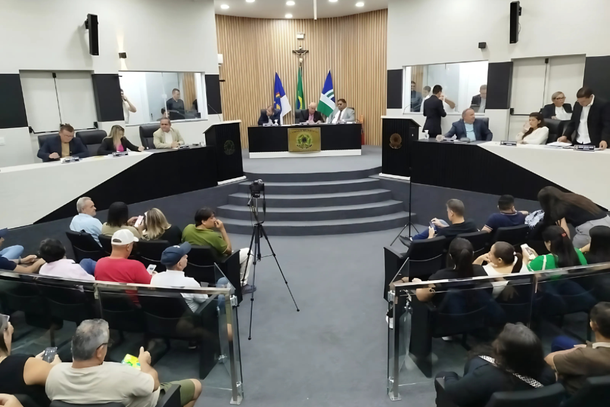 Sess&atilde;o ordin&aacute;ria no plen&aacute;rio da casa legislativa Euclides Mota teve a rejei&ccedil;&atilde;o ao projeto de lei n&ordm; 004/2025
