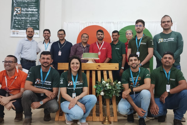 Equipe do Banco do Nordeste em Surubim comemorou o sucesso do programa de microcr&eacute;dito Agroamigo