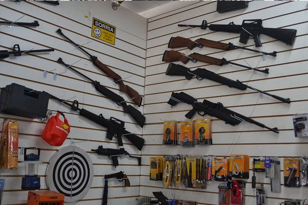 Airsoft e carabinas de press&atilde;o