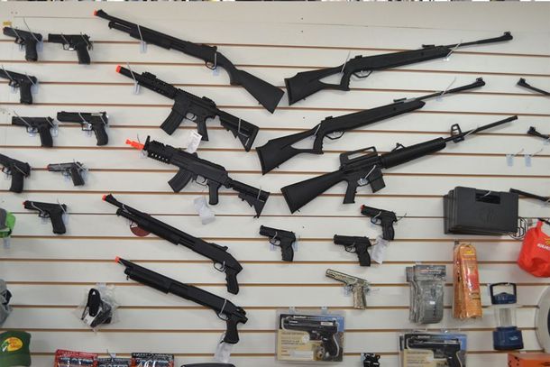 Airsoft e carabinas de press&atilde;o