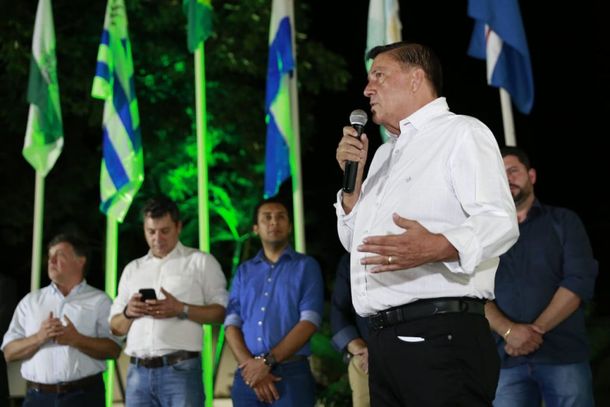 Gaiari recepcionou diversas autoridades na abertura da Expo, no parque Dario Pimenta n&oacute;brega