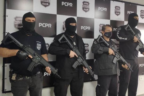 O armamento custou R$ 35 mil e foi entregue na manh&atilde; desta quinta-feira (25) &agrave; Pol&iacute;cia Civil de Umuarama