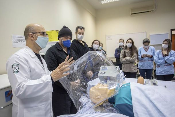 Os aparelhos foram testados no Laborat&oacute;rio de Habilidades do Hospital Universit&aacute;rio Regional de Maring&aacute;
