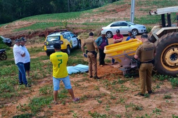O acidente aconteceu na tarde de quarta-feira (30), na zona rural de Alto Piquiri