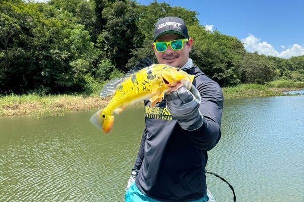 Na foto, Marllon Babolin, Diretor de Eventos e Arbitragem da Confederação Brasileira de Pesca Esportiva