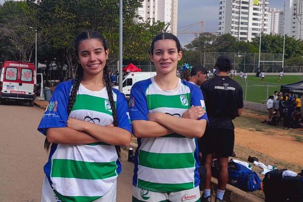 ino M18 e Masculino M17, teve um significado especial para duas jovens e aguerridas umuaramenses. Lara Beatriz dos Santos Santana e Maria Eduarda Rais de Lima, ambas de 15 anos, representaram o rugby umuaramense