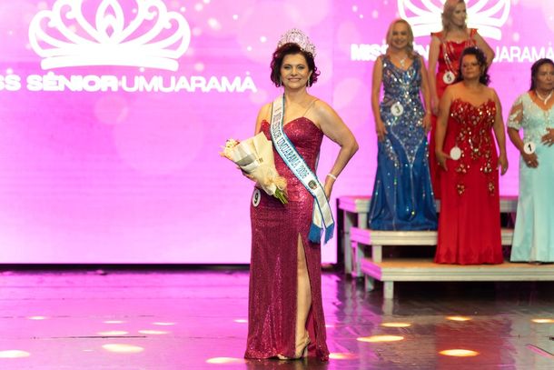 Com trajet&oacute;ria marcada pela educa&ccedil;&atilde;o e pol&iacute;tica, Maria Ornelas conquistou o j&uacute;ri e o p&uacute;blico; evento reuniu 12 candidatas