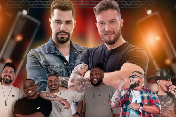 Os shows ficar&atilde;o por conta de Rodrigo & Ravel, Deixa Clarear e Prado & Kauan