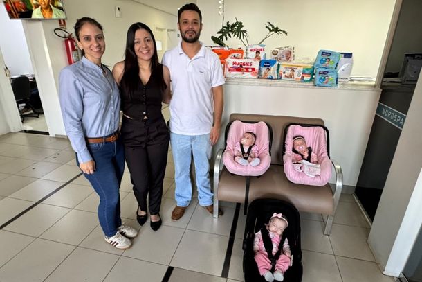 A campanha foi organizada pelos estudantes e teve como objetivo auxiliar a fam&iacute;lia nos cuidados com as beb&ecirc;s
