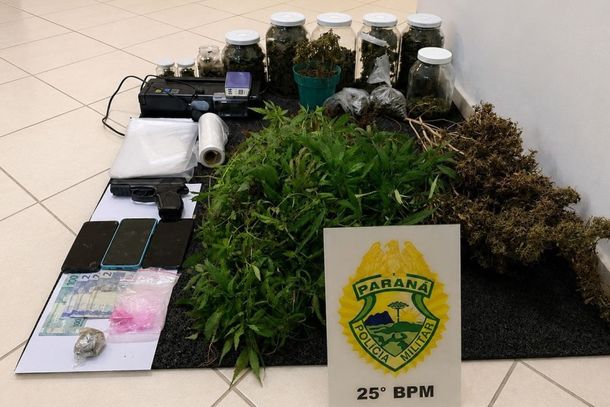 Expressiva apreens&atilde;o realizada pela equipe Rocam do 25&ordm; BPM