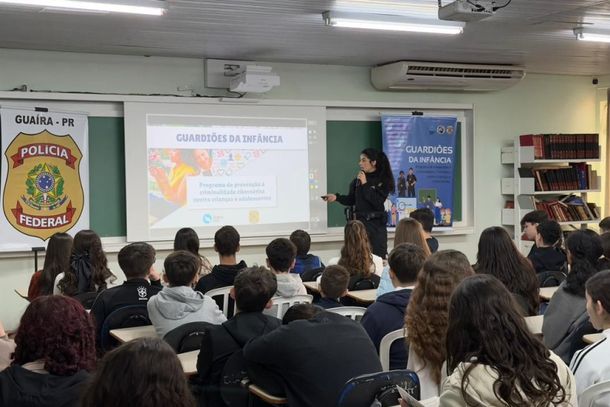 Projeto nacional abordou temas como sextortion e uso respons&aacute;vel das redes sociais para 215 estudantes de escola particular
