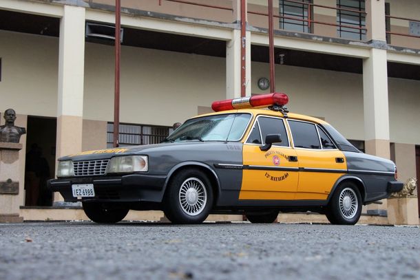 O Opala foi amplamente utilizado pela PM nas d&eacute;cadas de 1980 e 1990