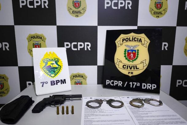 Detido foi encaminhado para Umuarama ap&oacute;s lavratura do flagrante em Cruzeiro