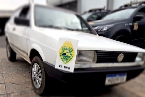 Gol recuperado pela Pol&iacute;cia Militar na tarde desta ter&ccedil;a