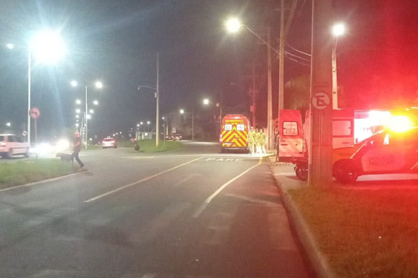 O condutor da CG 160 foi atendido por uma equipe do Samu. J&aacute; a mulher que conduzia a Honda Biz recusou atendimento m&eacute;dico no local